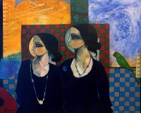 Abrar Ahmed, 30 x 36 Inch, Oil on Canvas, Figurative Painting, AC-AA-582